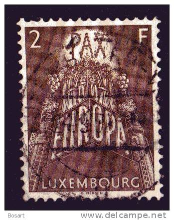 Luxembourg Timbre Europa Ob. N°532 1957 C.23€ - Used Stamps