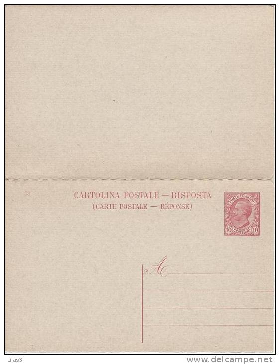 Entier Postal Avec Réponse Payée Mais 2 Valeurs Différents Des Timbres Sur Le Même Document 10c Brun Et 5c Vert Superbe - Entiers Postaux