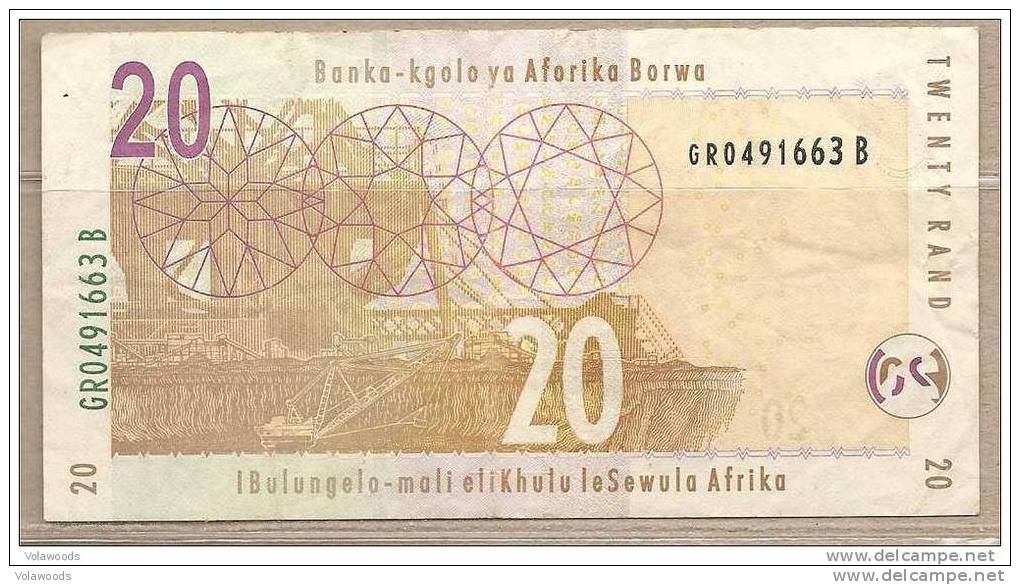 Sudafrica - Banconota Circolata Da 20 Rand P-129a - 2005 #19 - Suráfrica
