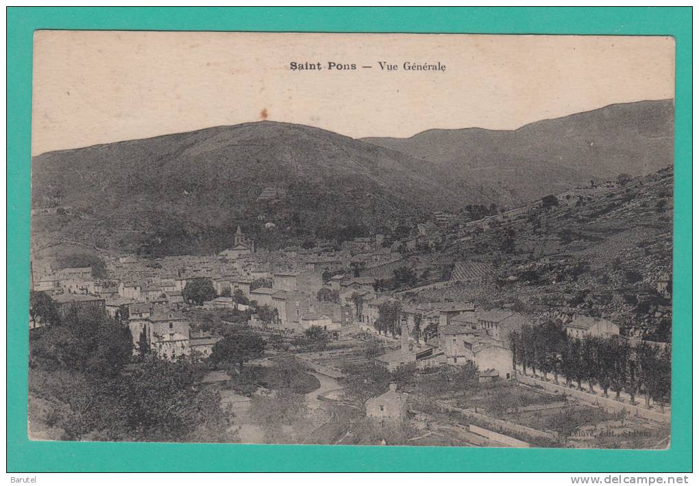 SAINT PONS --> Vue Générale - Saint-Pons-de-Thomières