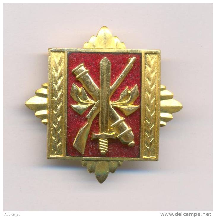 YUGOSLAVIA - SFRJ * ARMY STAFF AND COMMANDING ACADEMY 1971-1991  , RARE BREAST BADGE - Andere & Zonder Classificatie