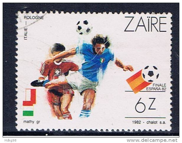 ZRE+ Kongo 1982 Mi 770 Fußball - Gebruikt