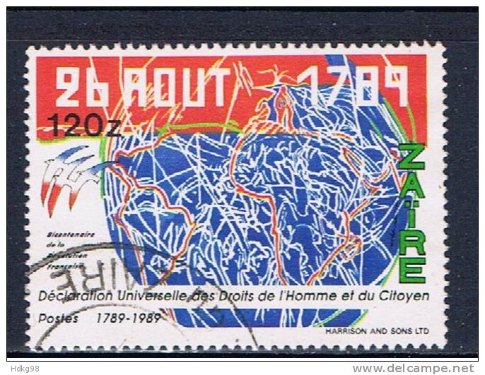 ZRE+ Kongo 1990 Mi 956 Französische Revolution 1789 - Used Stamps