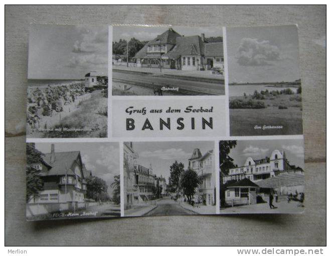 BANSIN   Bahnhof -FDGB Heim Seehof - D87330 - Usedom