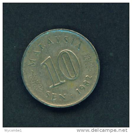 MALAYSIA  -  1982  10 Sen  Circulated As Scan - Malaysia