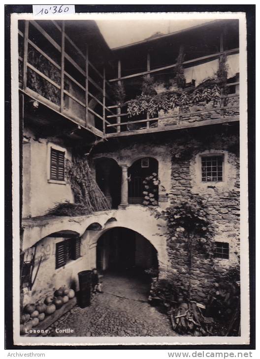 Losone - Cortile ; Form. 10 / 15 (10´360) - Losone