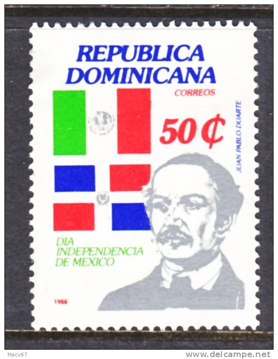 Dominican Republic 1029  *  MEXICO  FLAG - Dominican Republic