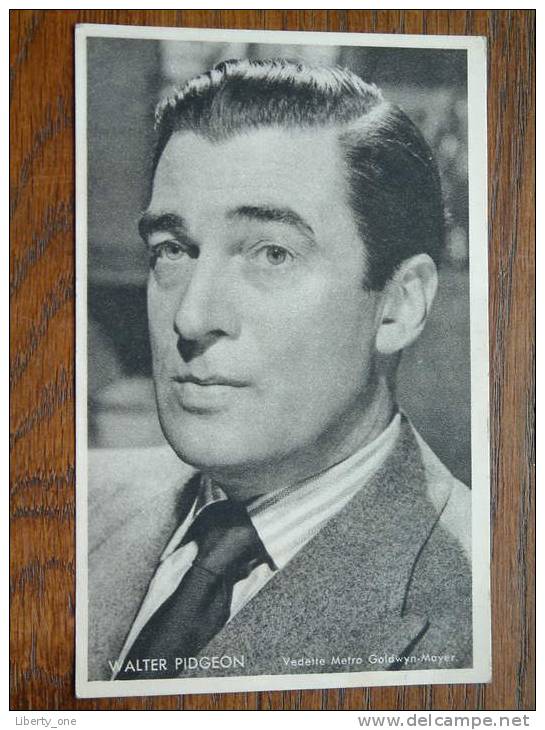 WALTER PIDGEON Vedette Metro Goldwyn-Mayer / KWATTA 125 X 85 Mm. ( Zie Foto ) !! - Other & Unclassified