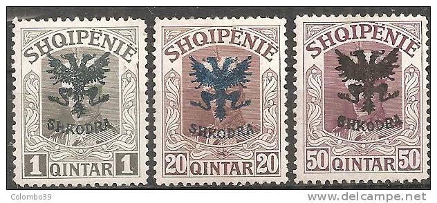 Albania 1920 Nuovo L* - Yv.97;101;104 - Albania