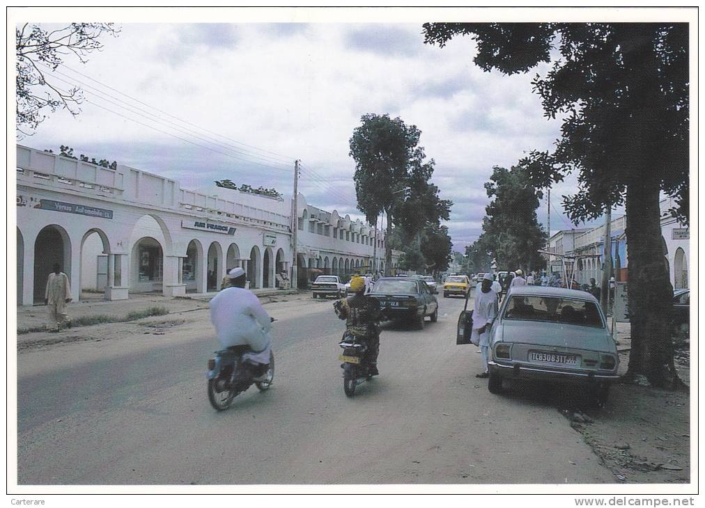 AFRIQUE,COLONIE,TCHAD,N´D JAMENA,NDJAMENA,FORT LAMY,SAHEL AFRICAIN,AVENUE CHARLES DE GAULLE - Tschad