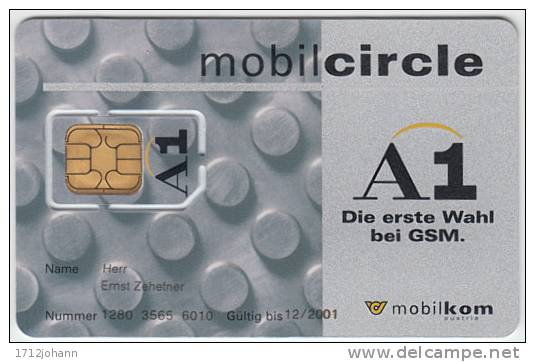 AUSTRIA - GSM/SIM -Mobilkom- 005 - MINT - Autriche