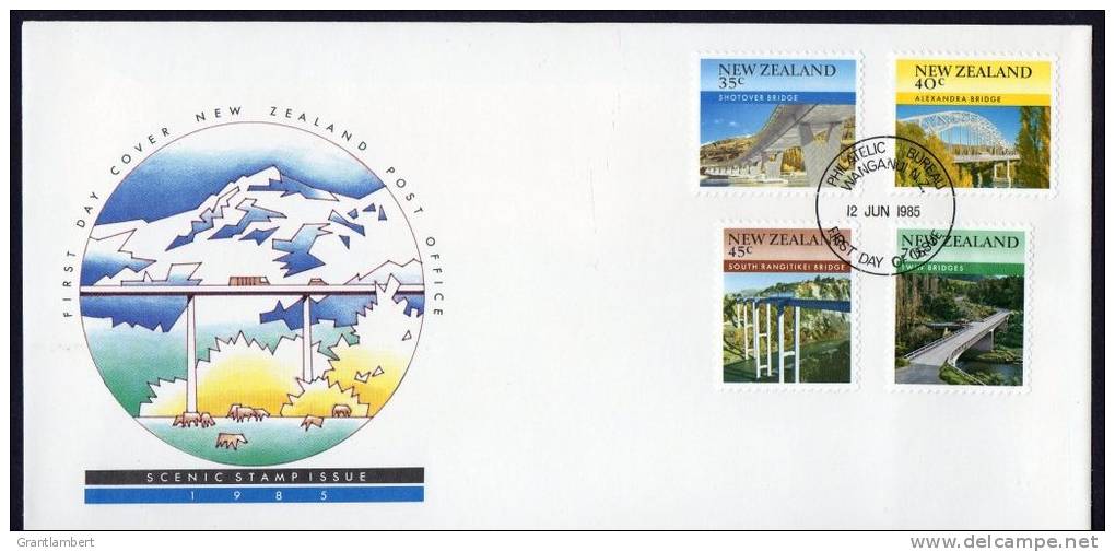 New Zealand 1985 Scenic Bridges FDC - FDC