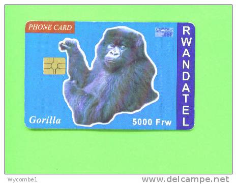 RWANDA - Chip Phonecard/Gorilla - Ruanda