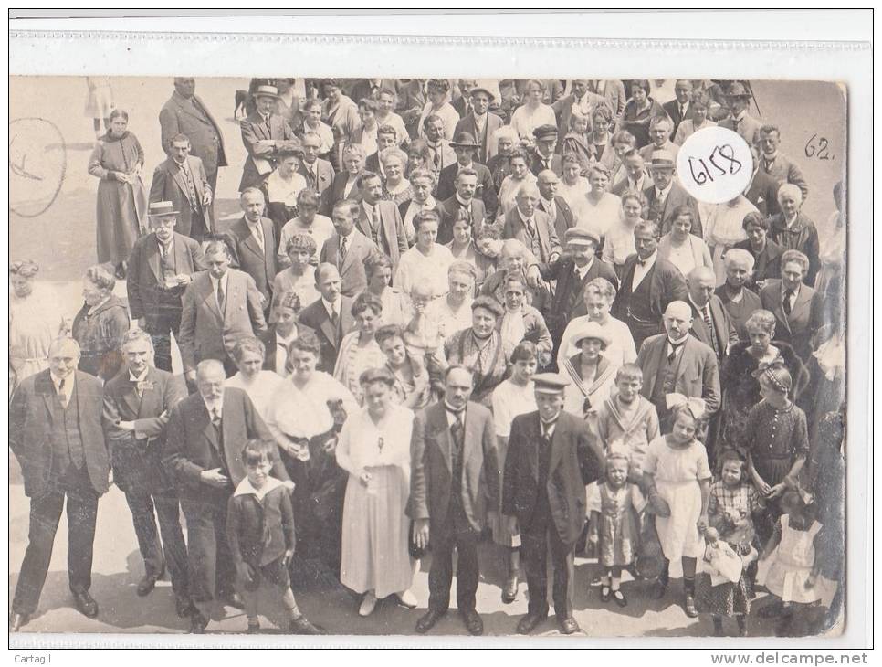 CPA -6158-  Allemagne - Bad Bertrich - Carte Photo Groupe De Personnes à Identifier - Envoi Gratuit - Bad Bertrich