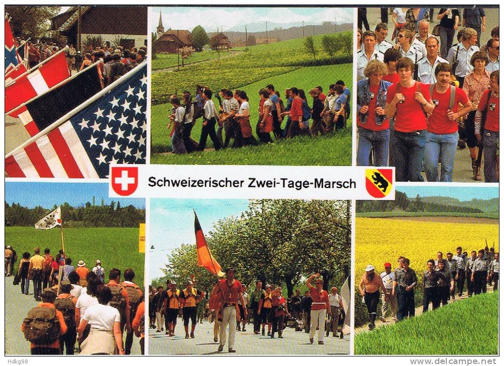 CH Schweiz 2005 Mi 1910 Schweizerischer Zwei-Tage-Marsch (Postkarte) - Brieven En Documenten
