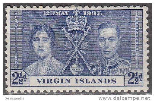 British Virgin Islands 1937 Michel 71 Neuf * Cote (2004) 0.60 Euro Roi George VI Et Reine Elisabeth - British Virgin Islands