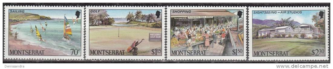 Montserrat 1986 Michel 658 - 661 Neuf ** Cote (2004) 6.00 Euro Tourisme - Montserrat