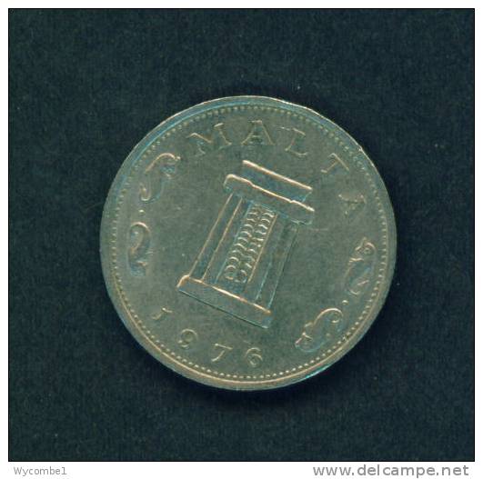 MALTA  -  1976  5 Cents  Circulated As Scan - Malte