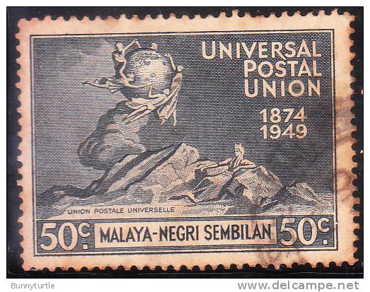 Malaya Negri Sembilan 1949 UPU 50c Used - Negri Sembilan