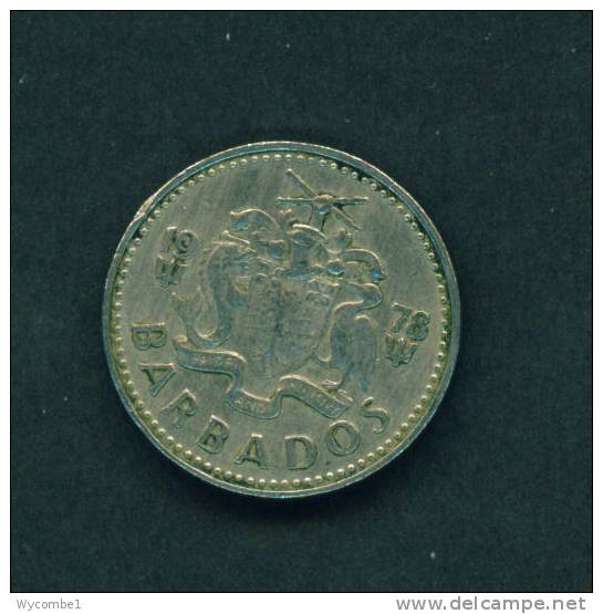 BARBADOS  -  1978  25 Cents  Circulated As Scan - Barbades