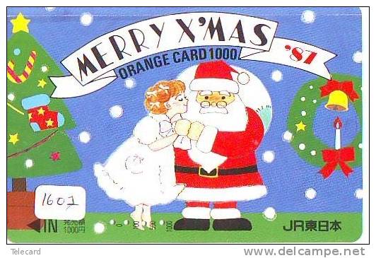 Carte Prepayee JAPON * NOËL (1607) MERRY CHRISTMAS  Prepaid Card Japan * Karte WEIHNACHTEN * KERST NAVIDAD * NATALE - Weihnachten