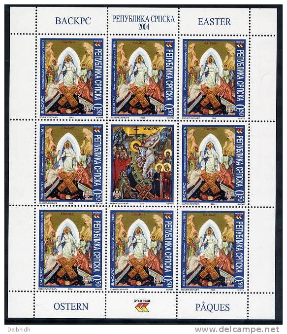 BOSNIAN SERB REPUBLIC 2004  Easter Sheetlets   MNH / **.  Michel 298-99 Kb - Bosnia And Herzegovina