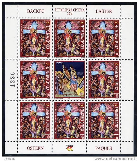 BOSNIAN SERB REPUBLIC 2004  Easter Sheetlets   MNH / **.  Michel 298-99 Kb - Bosnia And Herzegovina