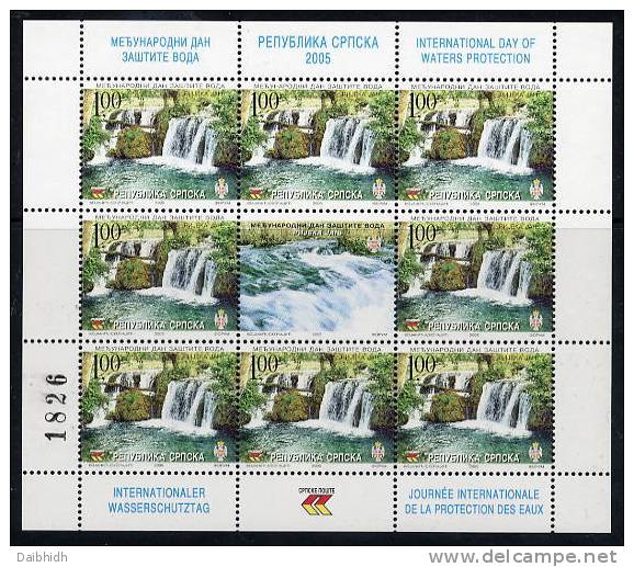 BOSNIAN SERB REPUBLIC 2005 Water Protection Sheetlet  MNH / **.  Michel 326 Kb - Bosnien-Herzegowina