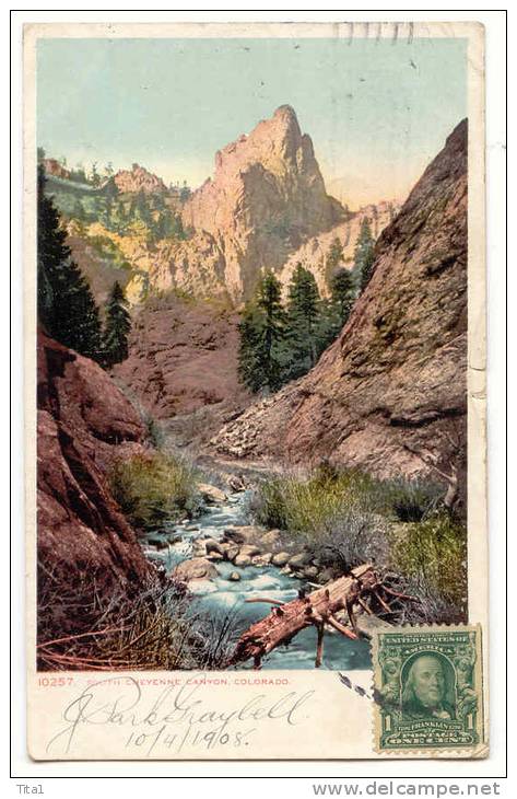 D10127 - South Cheyenne Canyon, Colorado  *U.S.C.E. MEMBER*voir Cachet* - Denver