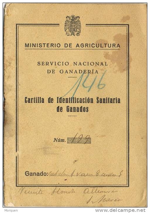 Cartilla Identificacion Sanitaria SANTA PERPETUA MOGUDA (Barcelona) 1940 - Spain