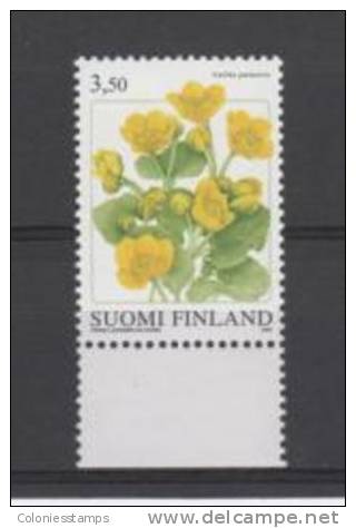 (SA0276) FINLAND, 2000 (Spring Flower. Caltha Palustris). Mi # 1524. MNH** Stamp - Neufs