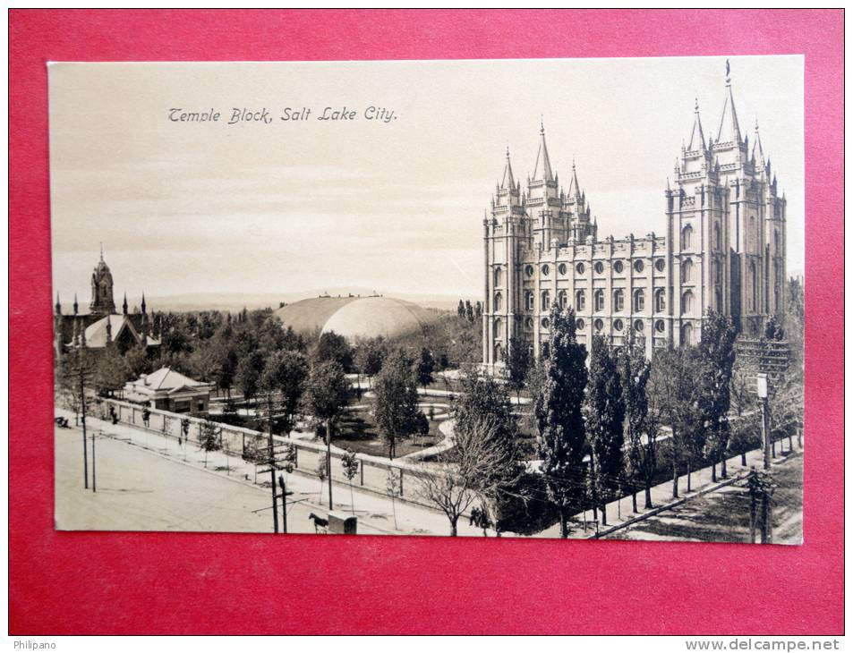 > UT - Utah > Salt Lake City  Temple Block  Ca 1910 ===  ===== ====-ref 755 - Salt Lake City