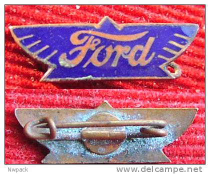 Car / Auto - FORD Enamel  Badge / Broch / Pin / Abzeichen - Old Pre. WW I - Ford