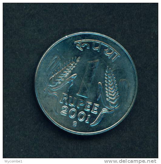 INDIA  -  2001  1 Rupee  Circulated  As Scan - Inde