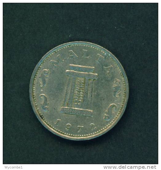 MALTA  -  1972  5 Cents  Circulated  As Scan - Malta