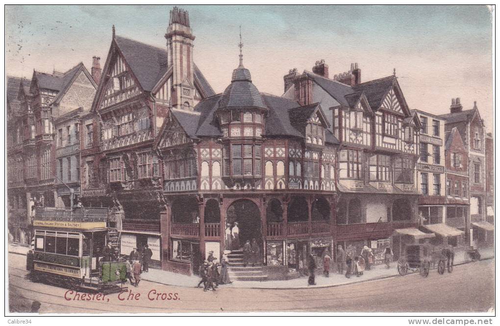 CHESTER The Cross (Tramway 1907) - Chester