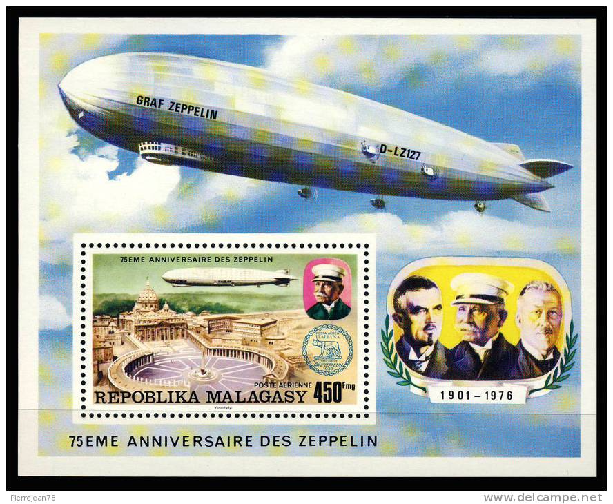 MALAGASY ( REPOBLIKA ) - Zeppelins