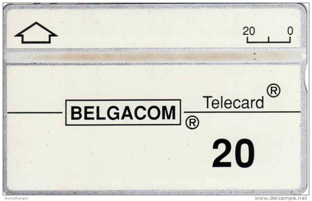 Belgacom Telecard : 20 - Sans Puce