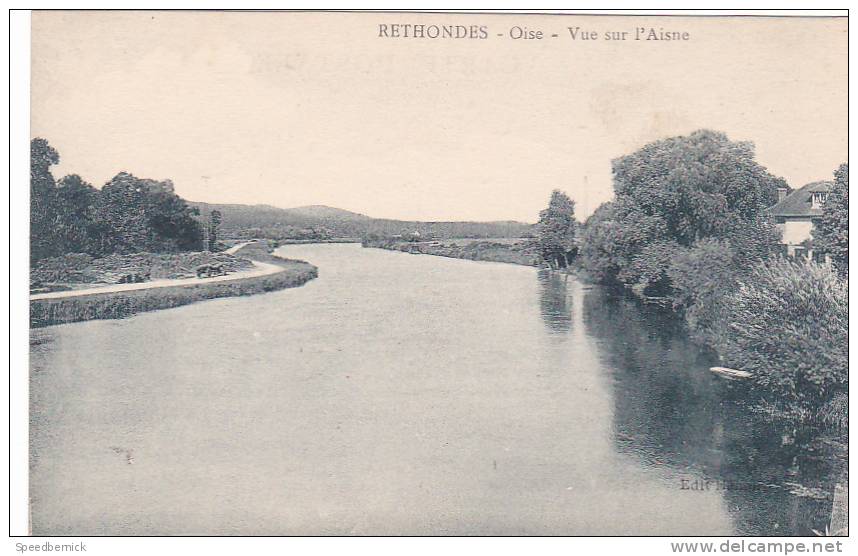 21400 RETHONDES : Vue Sur Aisne - Ed Henon -marchand Bois - Rethondes