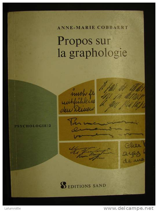 Liv76. Propos Sur La Graphologie - Sciences