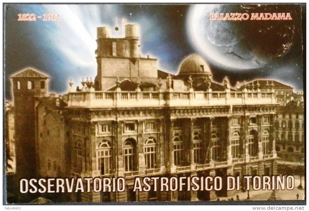 CP Cartolina Postale Osservatorio Astrofisico Di Torino 1822-1912 Palazzo Madama Nuova - Palazzo Madama