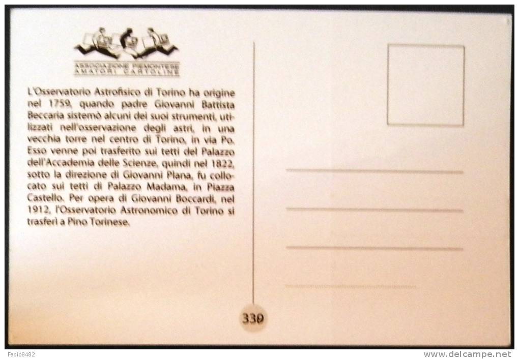 CP Cartolina Postale Osservatorio Astrofisico Di Torino 1822-1912 Palazzo Madama Nuova - Palazzo Madama