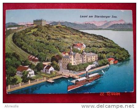 AK Leoni Starnberger See Dampfer Ca. 1910 - Starnberg