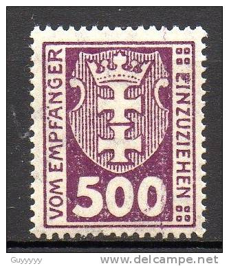 Freie Stadt Danzig - Portomarken - 1921/23 - Michel N° 12 Ou 19 ** - Segnatasse