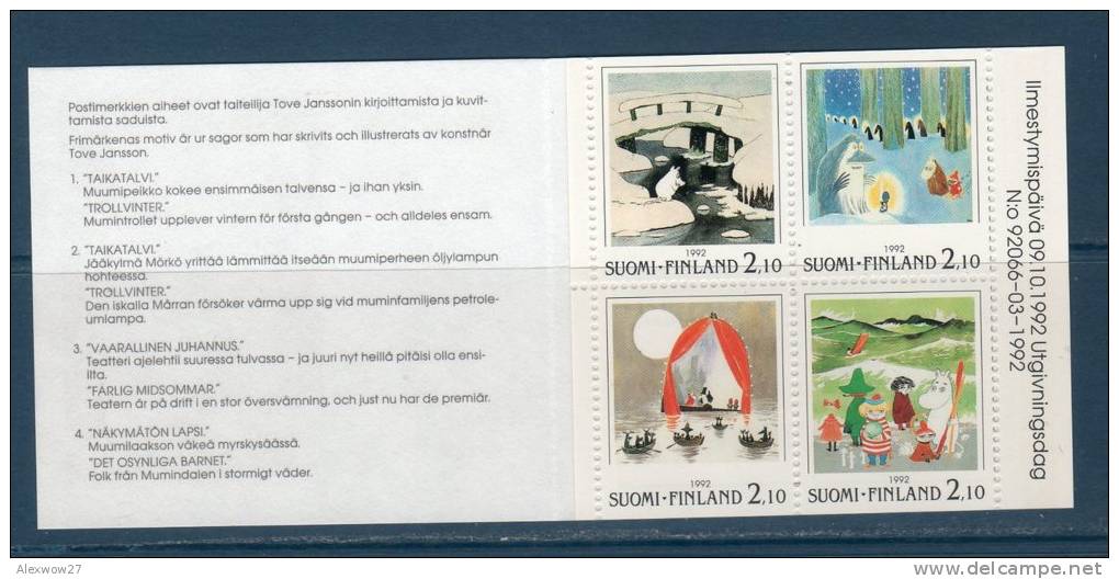 FINLANDIA / SUOMI 1992 -- NORDIA '93 -- **MNH / VF  /BOOKLET - Postzegelboekjes