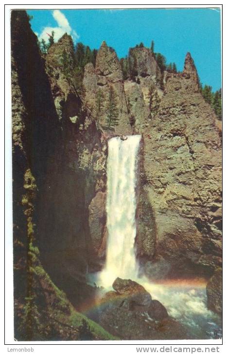 USA, Tower Fall In Tower Creek, Yellowstone National Park, Unused Postcard [12960] - Yellowstone