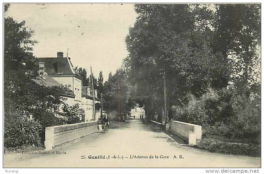 Nov12b 1862 : Genillé  -  Avenue De La Gare - Genillé