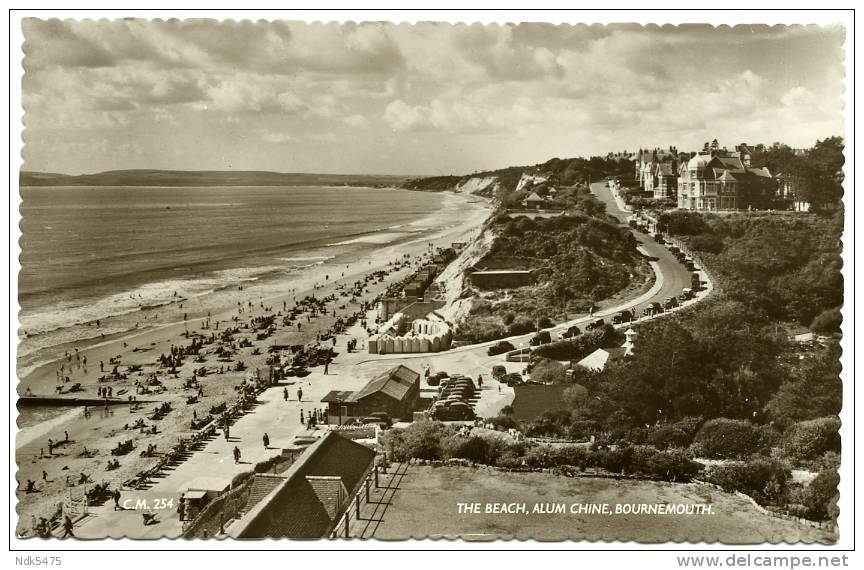 BOURNEMOUTH : THE BEACH, ALUM CHINE / ADDRESS - REIGATE, ALMA ROAD, BIRDSACRE (ROSCOE) - Bournemouth (bis 1972)