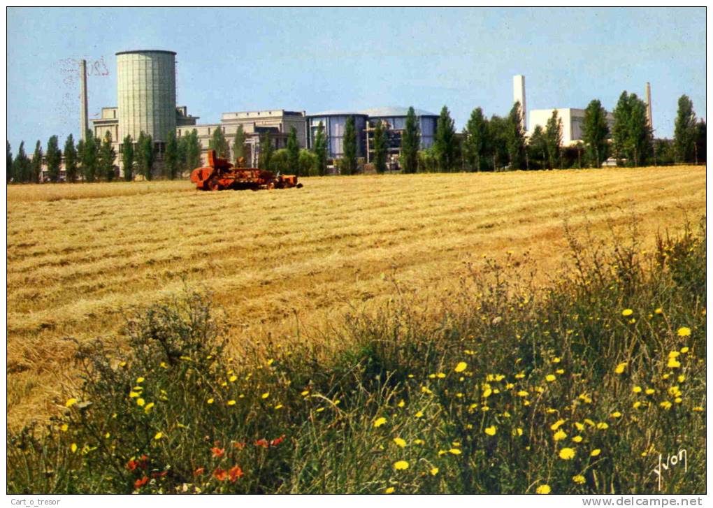 CPM 91 C.E.N. DE SACLAY LES GRANDS REACTEURS - Saclay