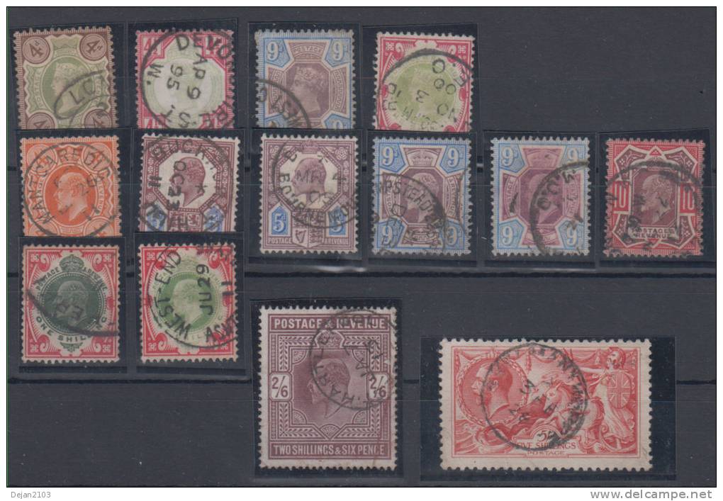 Great Britain Queen Victoria, King Edward VII & King George V USED - Used Stamps